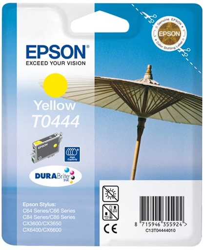 Epson inktpatroon Yellow T0444 DURABrite Ink (high capacity) inktcartridge