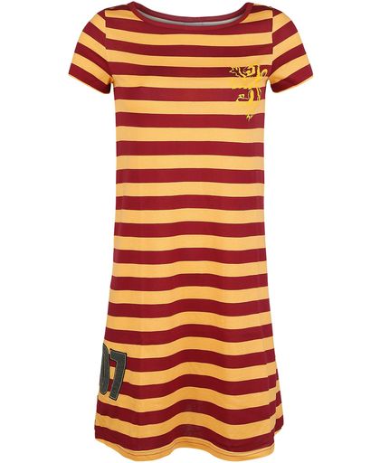 Harry Potter Gryffindor Stripes nachthemd bordeaux/oranje