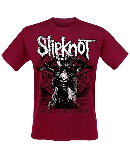 Slipknot Goat T-shirt rood