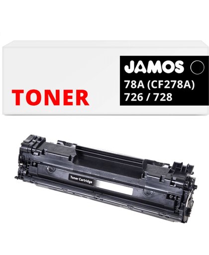 JAMOS - Tonercartridge / Alternatief voor de HP 78A (CE278A) / Canon 726 / Canon 728