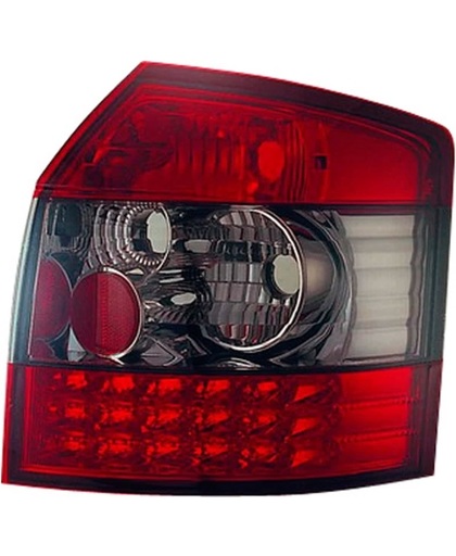 Set LED Achterlichten Audi A4 B6 Avant 2001-2004 - Rood/Smoke
