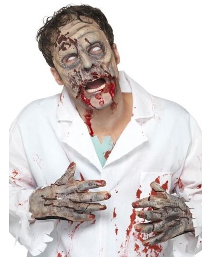Zombie handen en masker voor volwassenen