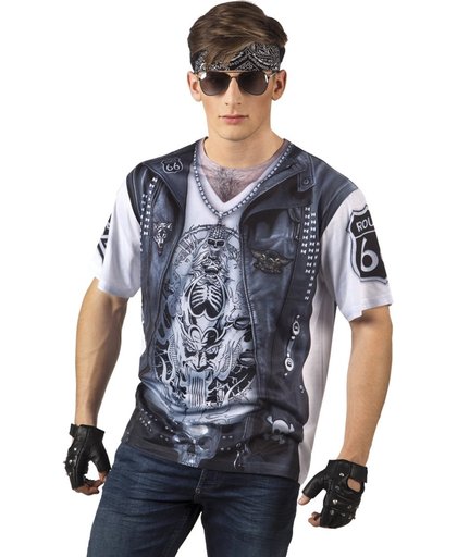 3 stuks: Fotorealistisch shirt - Rider - Large
