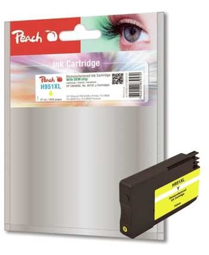 Peach 319116 inktcartridge Geel