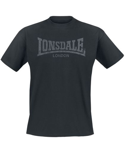 Lonsdale London Logo Kai T-shirt zwart