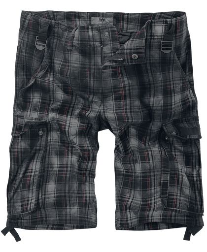 Black Premium by EMP Army Vintage Shorts Broek (kort) zwart-bordeaux