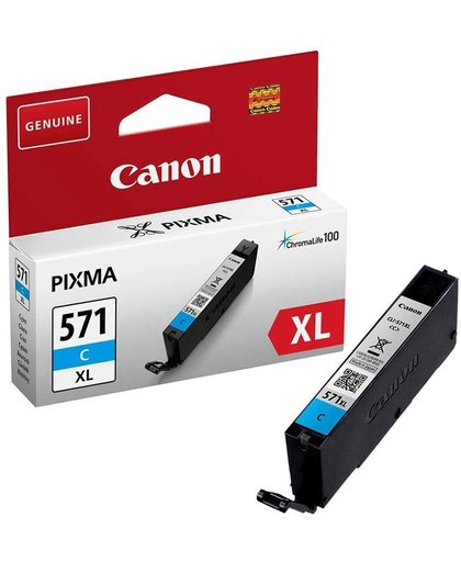 Canon CLI-571C XL inktcartridge Cyaan 11 ml 715 pagina's