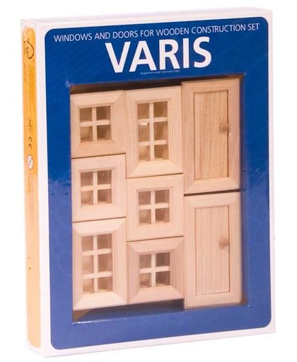Varis Toys - Bouwdoos - Ramen en Deuren II - 8 stuks