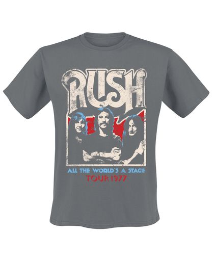 Rush Worlds A Stage Tour 77 T-shirt actraciet