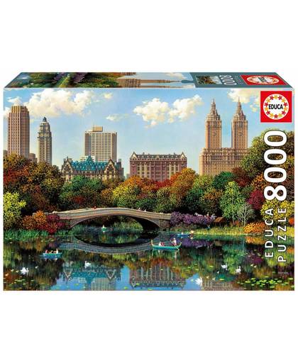 Educa Bow Bridge in Central Park, New York - 8000 stukjes