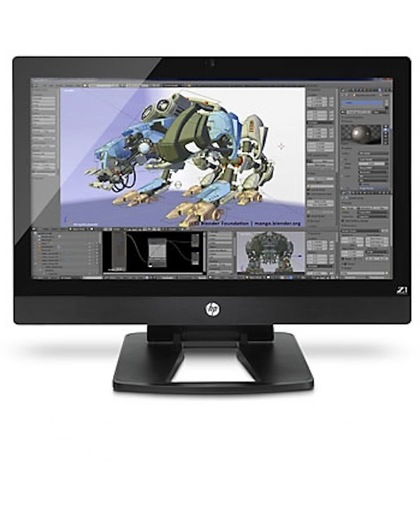 HP Z1 G2 68,6 cm (27") 2560 x 1440 Pixels 3,3 GHz Intel® Xeon® E3 v3 familie E3-1226V3 Zwart, Zilver All-in-One workstation