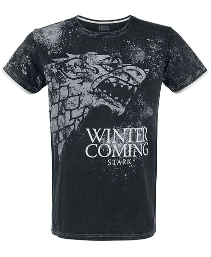 Game of Thrones Stark - Winter is coming T-shirt donkergrijs