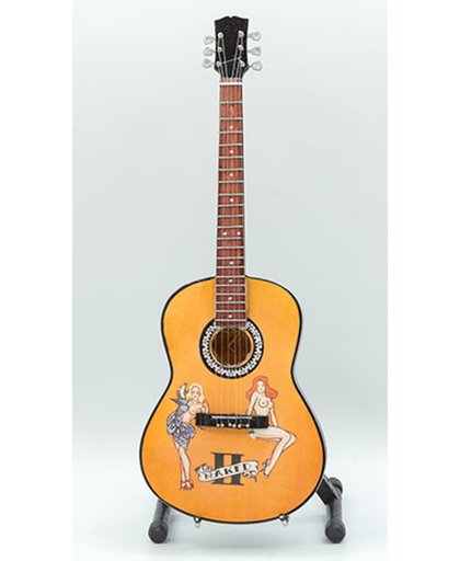 Miniatuur gitaar The Golden Earring George Kooymans