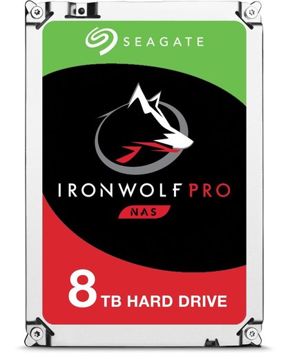 Seagate IronWolf Pro ST8000NE0004 interne harde schijf HDD 8000 GB SATA III