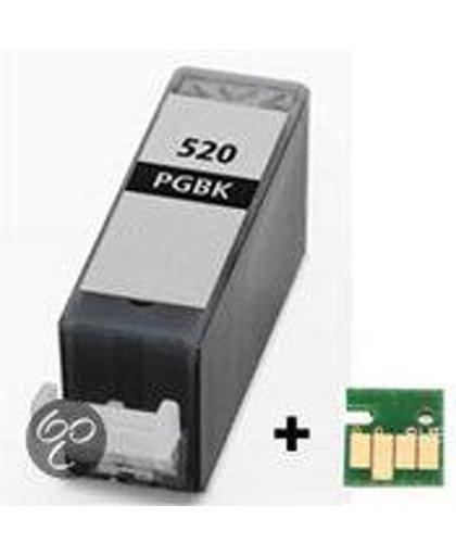 Canon PGI-520BK / 2932B001 inktcartridge zwart met chip (compatible)