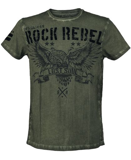 Rock Rebel by EMP Rebel Soul T-shirt olijf