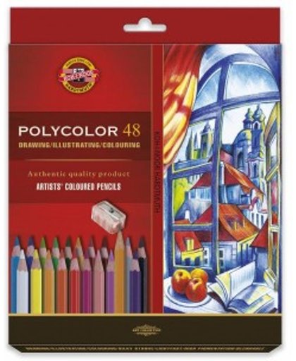 Koh I Noor Polycolor Artist's set 48 stuks
