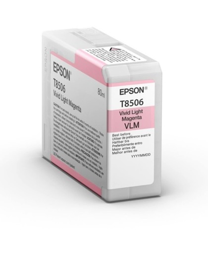 Epson T850600 inktcartridge Helder licht magenta 80 ml