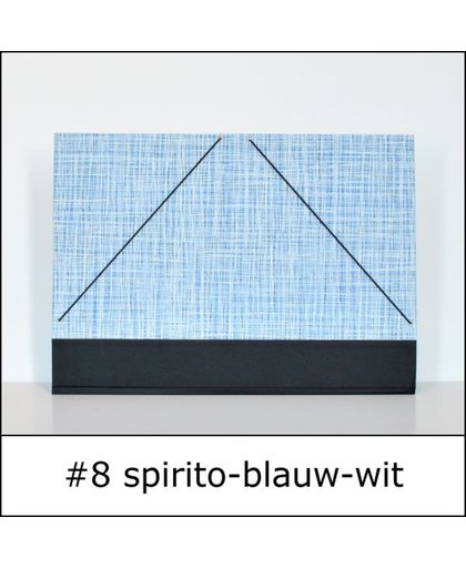 Tekenmap 50 x 70cm - Spirito - Blauw - Wit Design