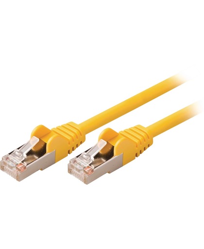 Valueline VLCP85121Y05 0.5m Cat5e SF/UTP (S-FTP) Geel netwerkkabel