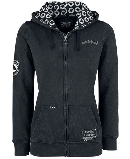 Motörhead EMP Signature Collection Girls vest met capuchon donkergrijs