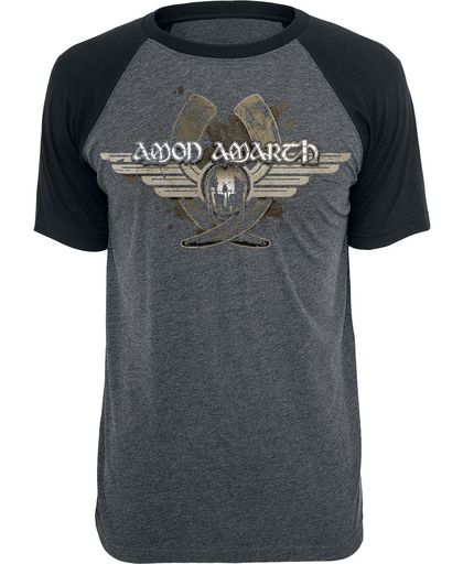 Amon Amarth Horns T-shirt antraciet-zwart