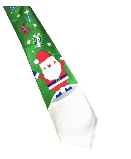 Kerst stropdas – Merry Christmas and a Happy New Tie Nr.2 – Men Christmas Tie