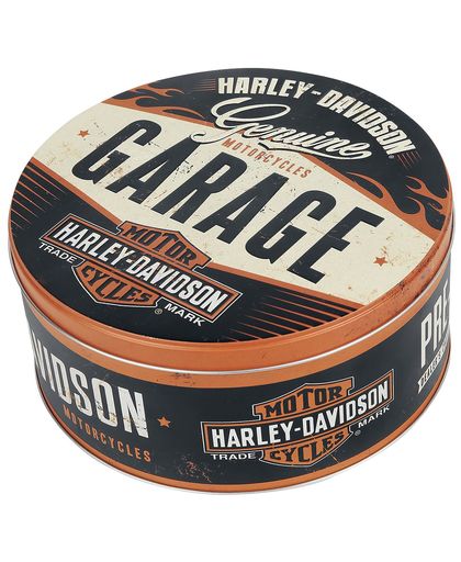 Harley-Davidson Garage - Vorratsdose rund Bewaardoos standaard