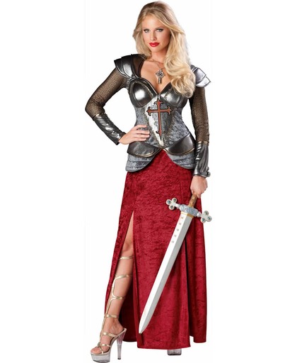 Luxe ridder kostuum voor vrouwen - Verkleedkleding - Large