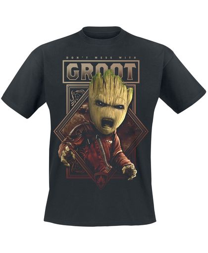 Guardians Of The Galaxy 2 - Don&apos;t Mess With Groot T-shirt zwart