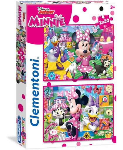Clementoni Puzzel Minnie Mouse, 2x20st.