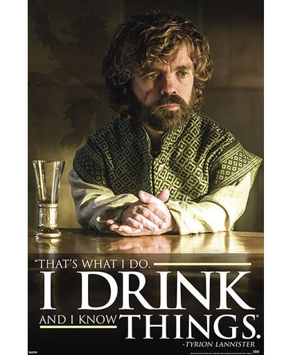 Game of Thrones Tyrion Lannister Poster meerkleurig