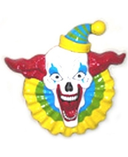 Halloween decoratie - Horror clown wandplaat