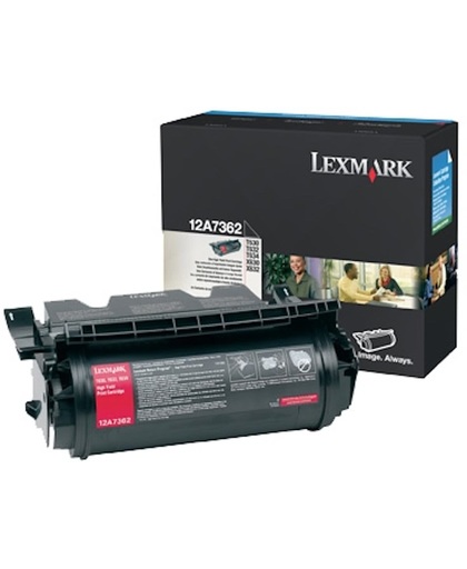 Lexmark T630, T632, T634 High Yield Print Cartridge (21K) 21000pagina's Zwart