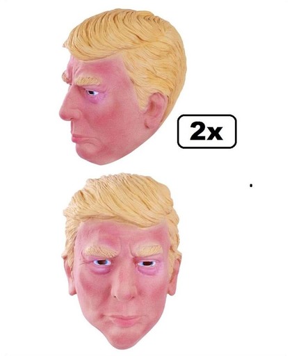 2x Masker Donald Trump