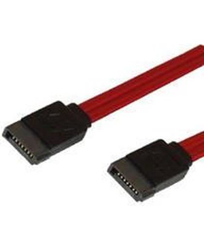MediaRange MRCS134 0.3m SATA 7-pin SATA 7-pin Zwart, Rood SATA-kabel