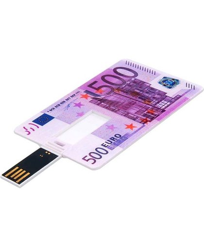 Creditcard USB Stick 32Gb. 500 Euro