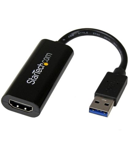 StarTech.com Slanke USB 3.0 naar HDMI externe videokaartadapter voor meerdere schermen 1920x1200 / 1080p USB grafische adapter