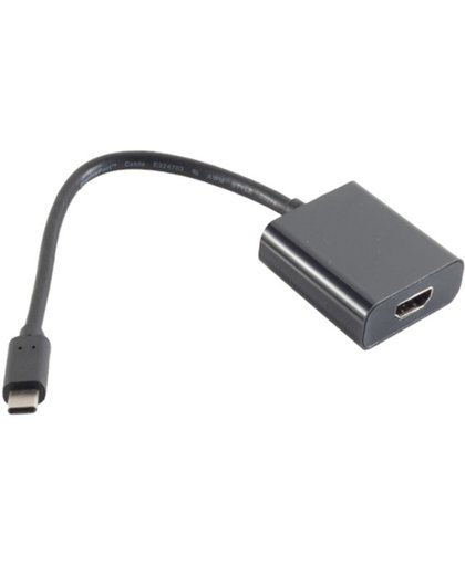 S-Impuls USB-C naar HDMI adapter - 4K 30Hz / zwart - 0,15 meter