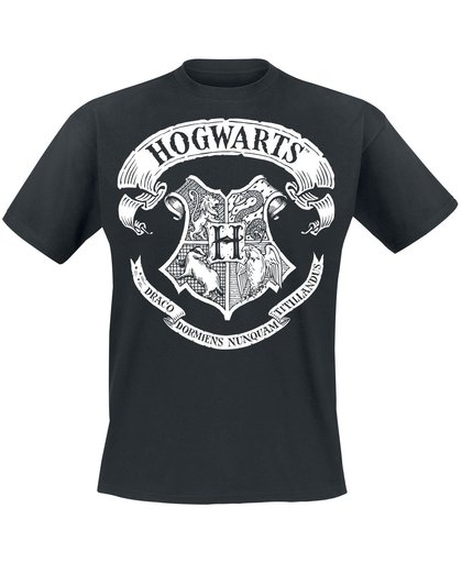 Harry Potter Hogwarts Logo T-shirt zwart