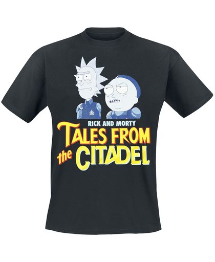 Rick And Morty Tales From The Citadel T-shirt zwart