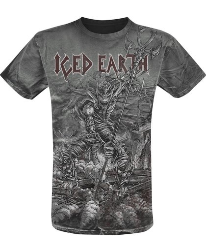Iced Earth Set Abominae Vintage T-shirt zwart
