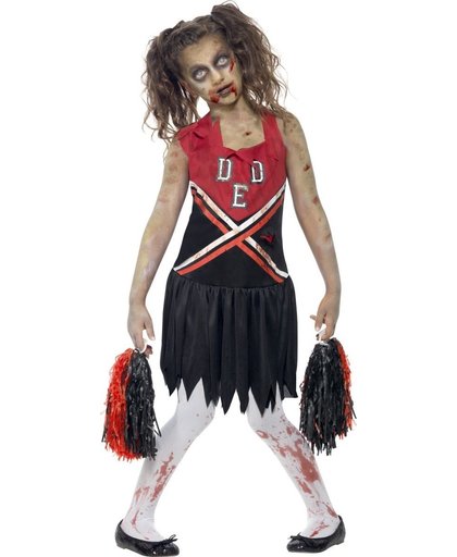 Verkleedkostuum zombie cheerleader voor meisjes Halloween pak - Kinderkostuums - 152/158