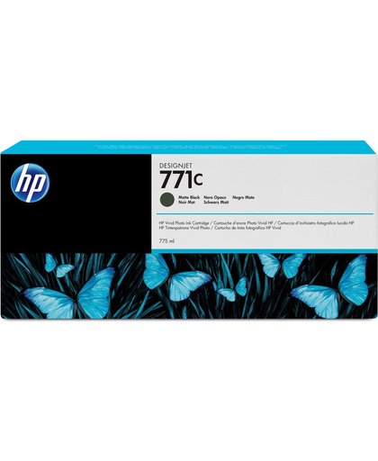 HP 771C matzwarte DesignJet , 775 ml inktcartridge