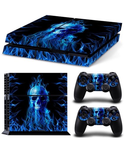 Fire Skull - PS4 Console Skins PlayStation Stickers