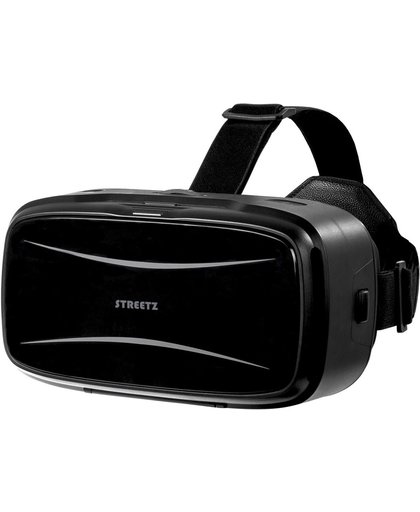 STREETZ VRBOX2 Virtuele 3D-bril, voor smartphones met max. 5,9"display, lensmaat 42 mm, zwart