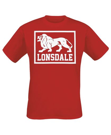 Lonsdale London East Haddon T-shirt rood