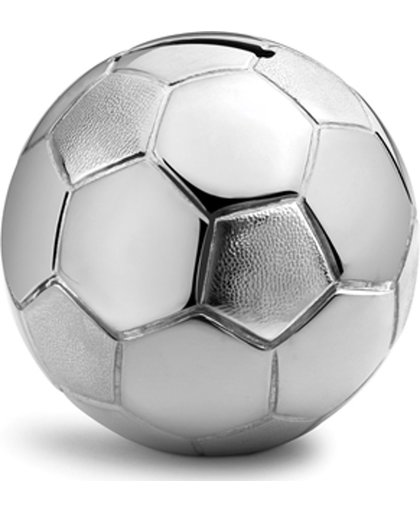 Gift Items - Verzilverde spaarpot voetbal