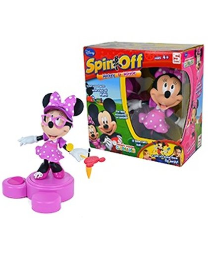 Minnie Mouse Spin Off Spel inclusief Accessoires | Race tegen de Klok | Draai Spel | Zenuwslopende Spel