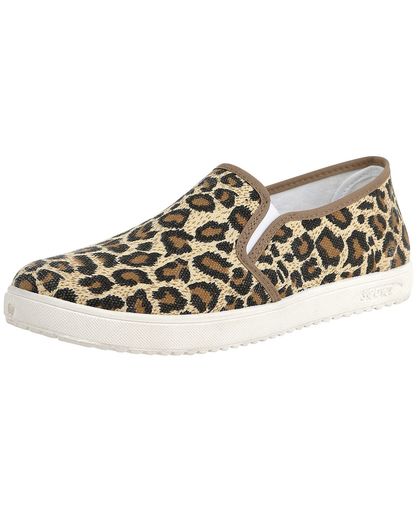 Industrial Punk Leopard Flat Sneakers luipaard